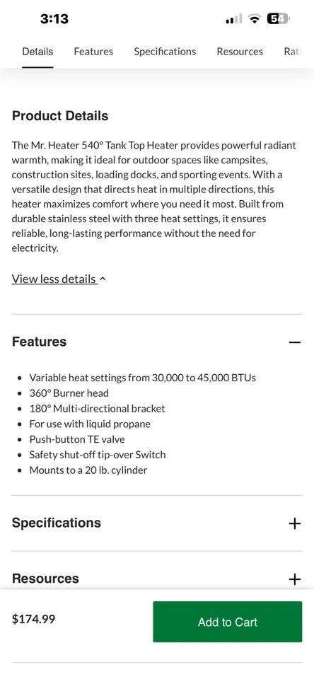 Propane heater - photo 3