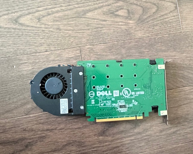 Dell DPWC400 Quad M.2 NVMe PCIe Card 080G5N - photo 3