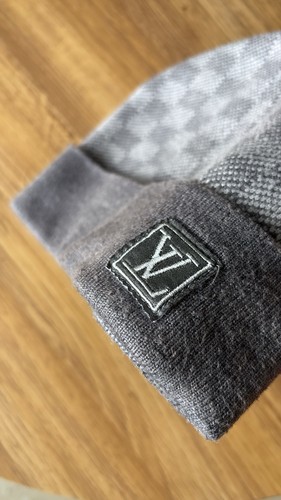 Grey Louis Vuitton Designer Beanie - photo 2