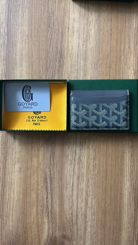 Goyard Victorie Wallet Grey Leather Brand New With Box - photo 2