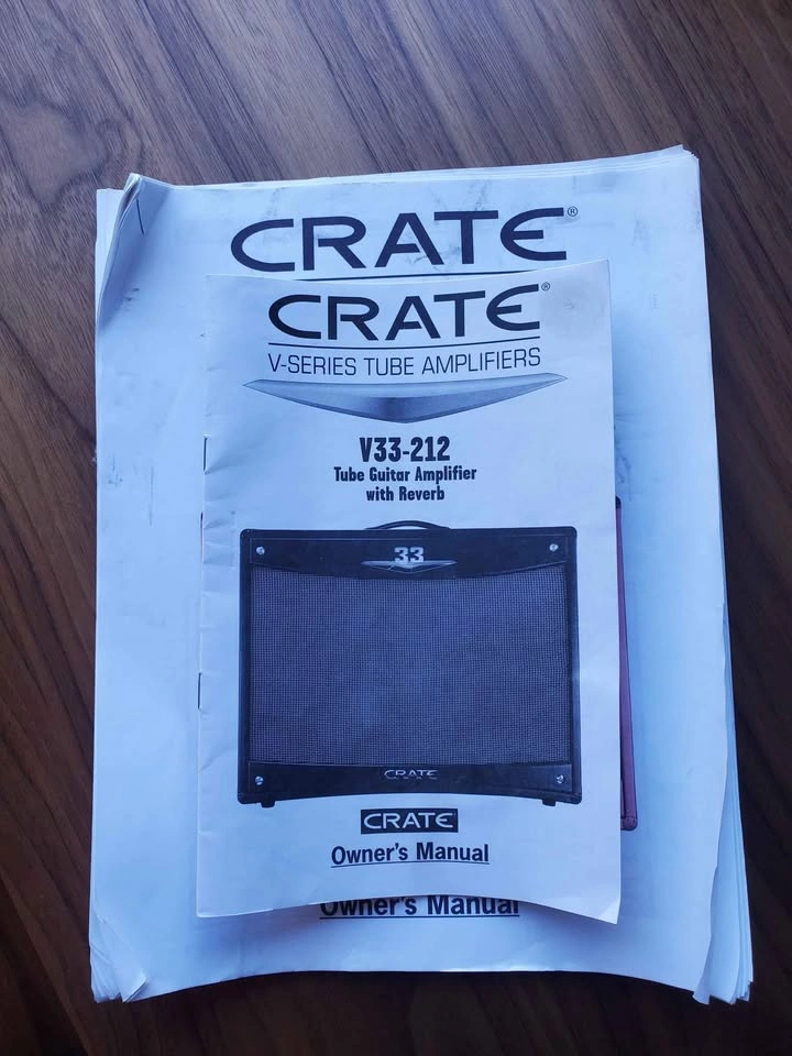 Crate V33 amp for sale - photo 5