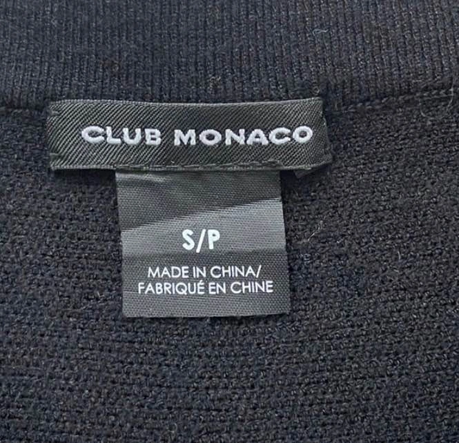 Club Monaco Milano Knit skirt, black, S, excellent condition - photo 3