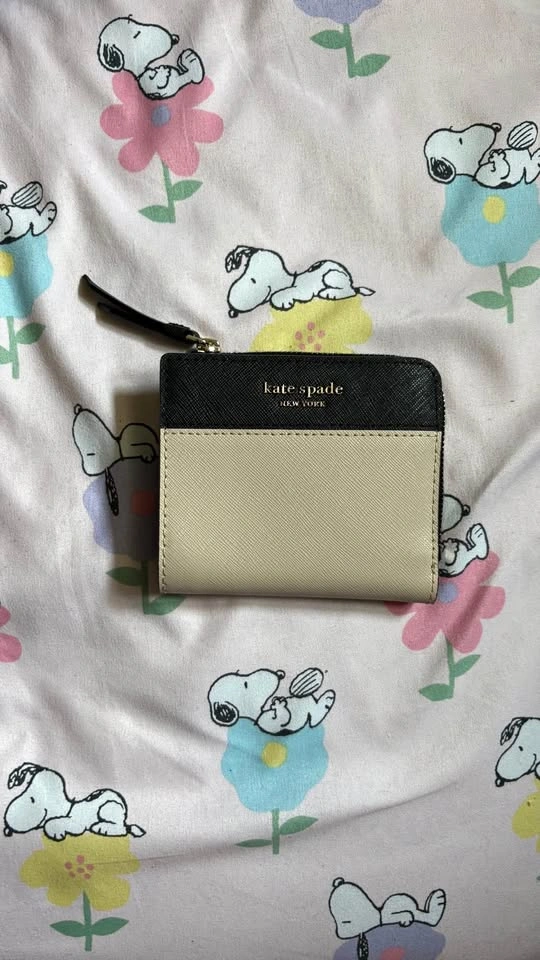 two tone kate spade wallet