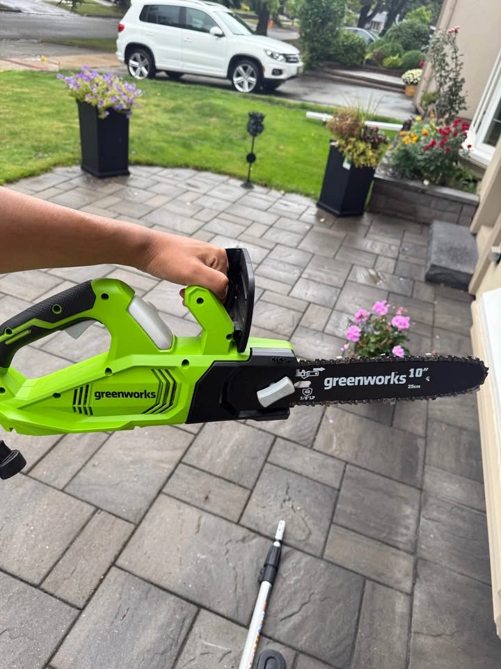 Greenworks 2 in 1 ChainSaw PoleSaw Tool Combo Set - photo 2