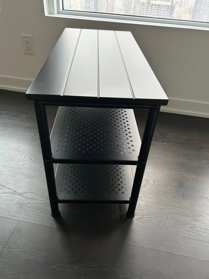 IKEA Bench with double Shoe Storage - Black - photo 2