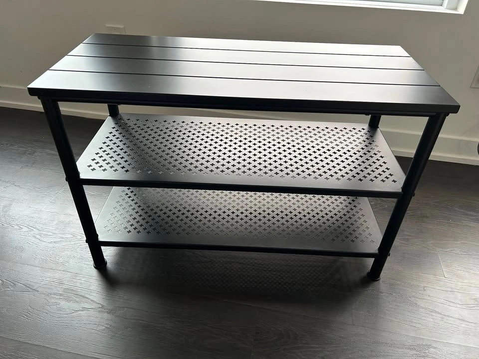 IKEA Bench with double Shoe Storage - Black - photo 4