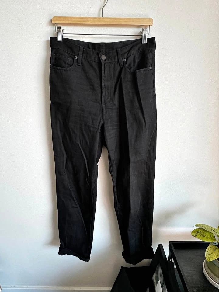 Muji black jeans - size 27 waist