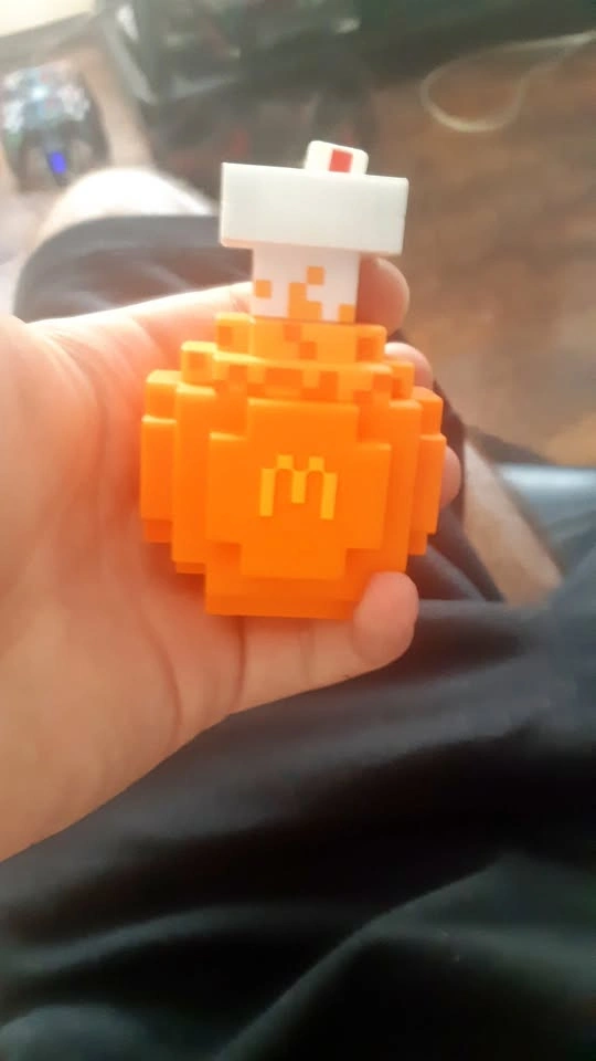 McDonalds Minecraft Potion Toy