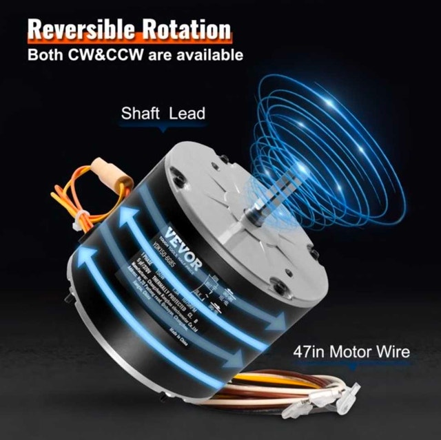 VEVOR Condenser Fan Motor 1/5HP - photo 5