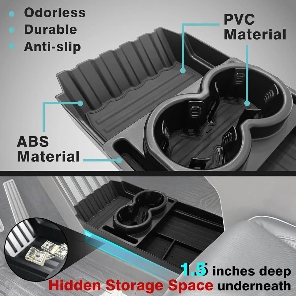 New ✅ (24-25) Cybertruck Center Console Organizer - photo 3
