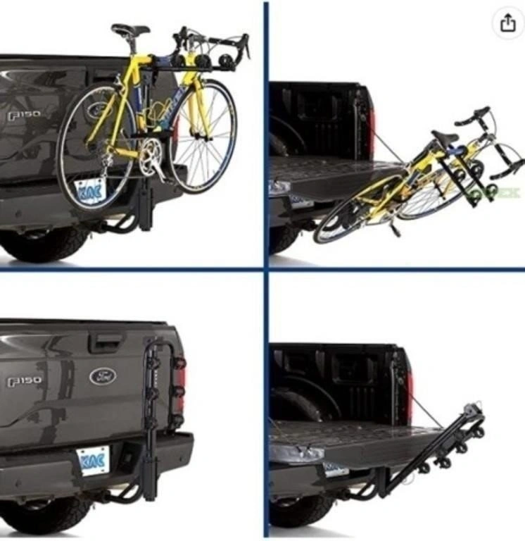 New 3 Bike Hitch Mounted Hanging Bike Rack - photo 2