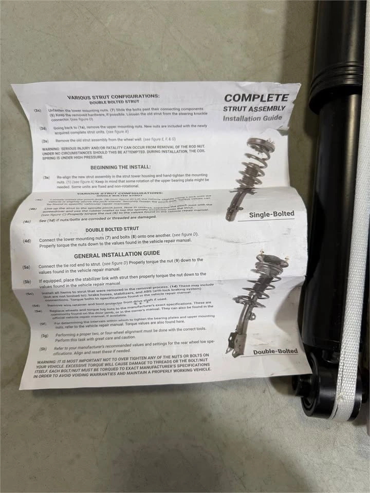 Front Complete Strut Assembly by UNITY - photo 2