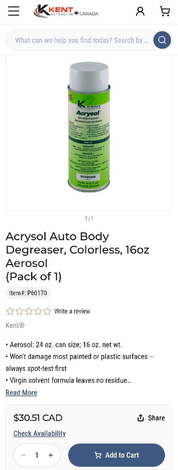 Kent Automotive Acrysol and Seam Sealer - photo 4