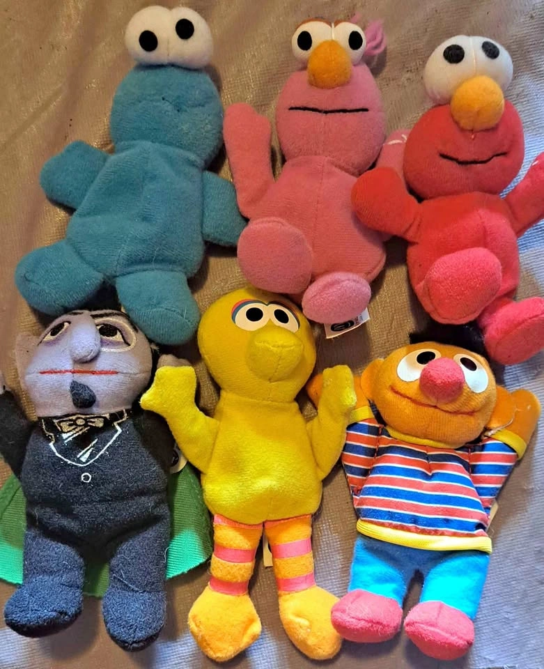 Sesame Street collectable bean bag dolls