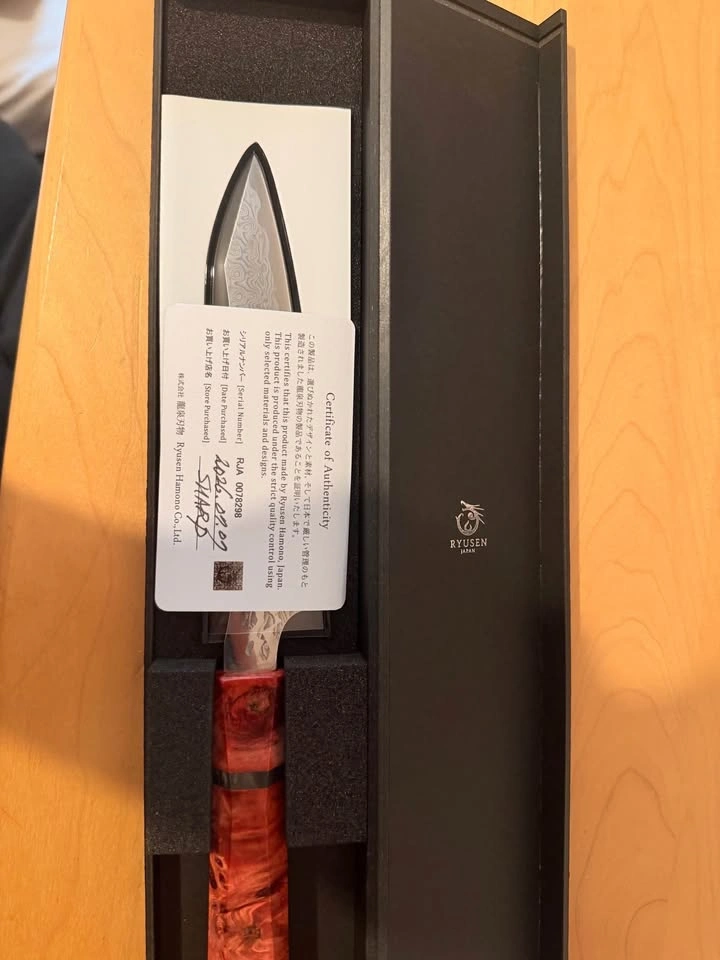 Ryusen Hamono Gurenhiryu petty knife - photo 4