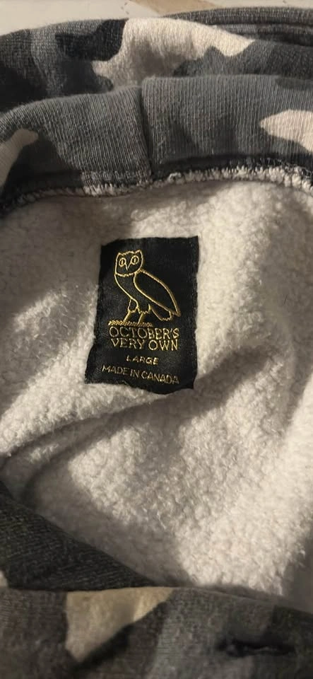 OVO October’s Very Own Camo Hoodie Gold Owl Authentic Large - photo 3
