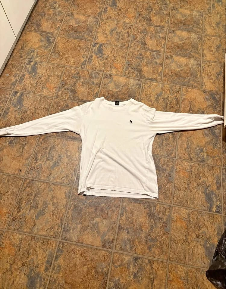 OVO October’s Very Own Owl Long Sleeve Tee White Medium