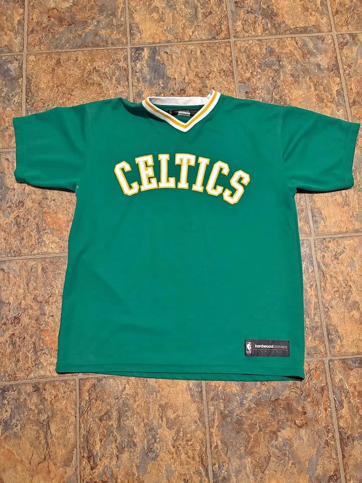 Boston Celtics Hardwood Classics Warm Up Shooting Shirt Green Me