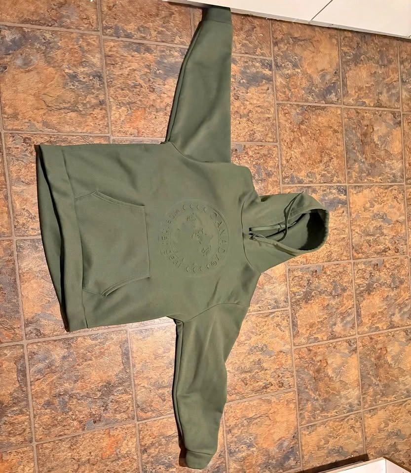 Canada Weather Gear Hoodie Olive Green Mens XL