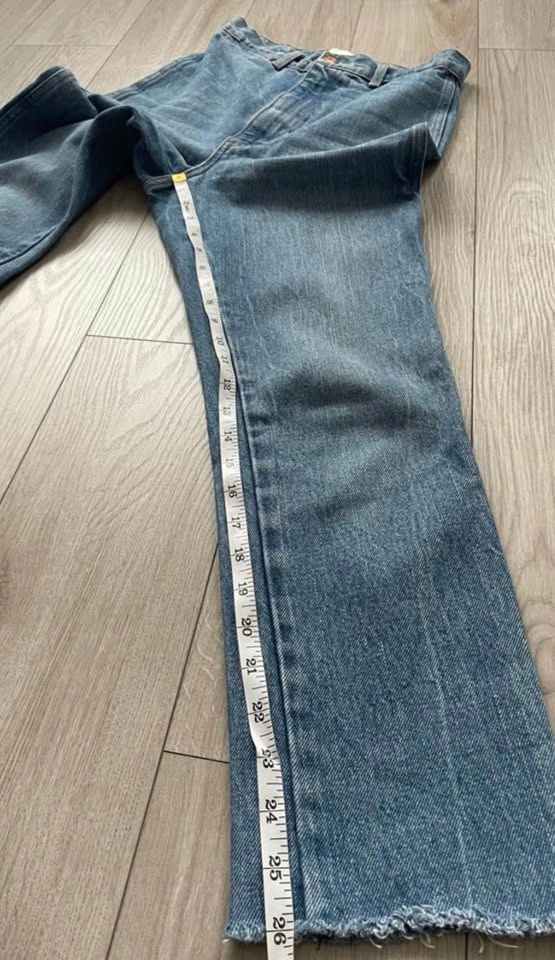 Doen Lena Jeans, super high rise, straight leg, blue, 25 - photo 5