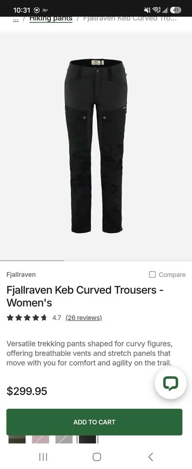 Fjallraven women Keb trouser - photo 5