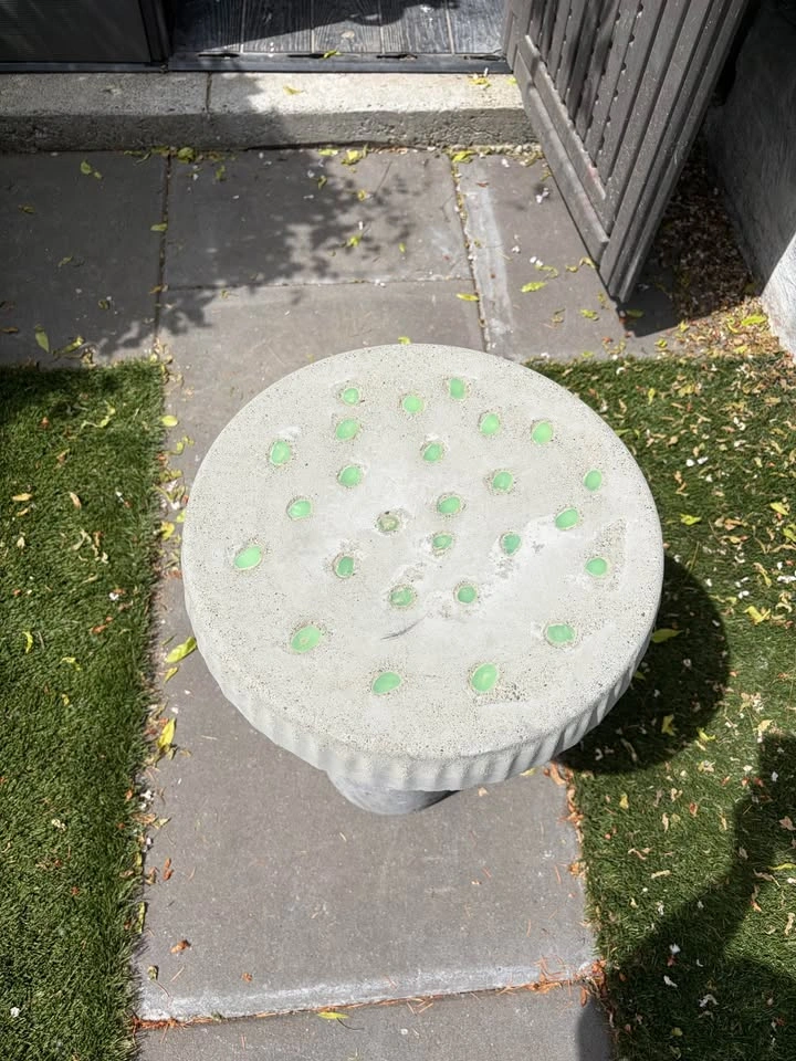 Handmade concrete coffee table - photo 2
