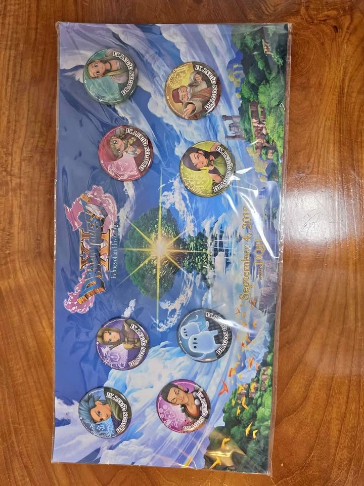 Dragon Quest XI Promotional Button Set