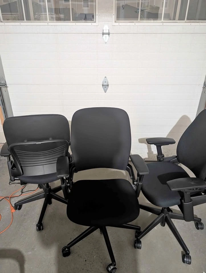3 Steelcase Leap V2 Office Chairs