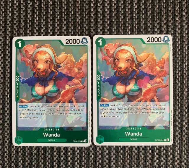 (2) Wanda foil OP08-34 (Two Legends) - photo 2