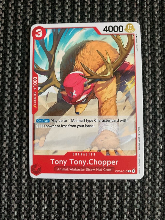 Tony Tony. Chopper OP04-010 (Kingdoms of Intrigue) - photo 2