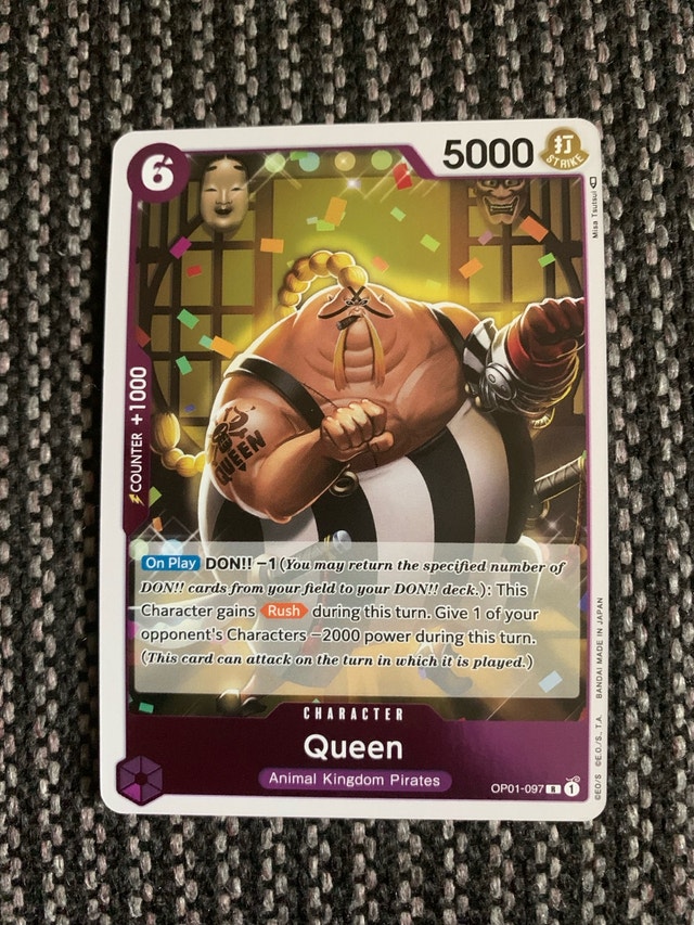 Queen foil OP01-097 (romance dawn) [first set] - photo 2
