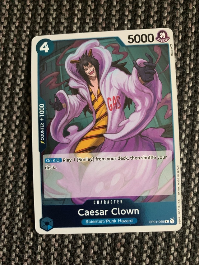 Caesar Clown foil OP01-069 (romance dawn) [first set] - photo 2
