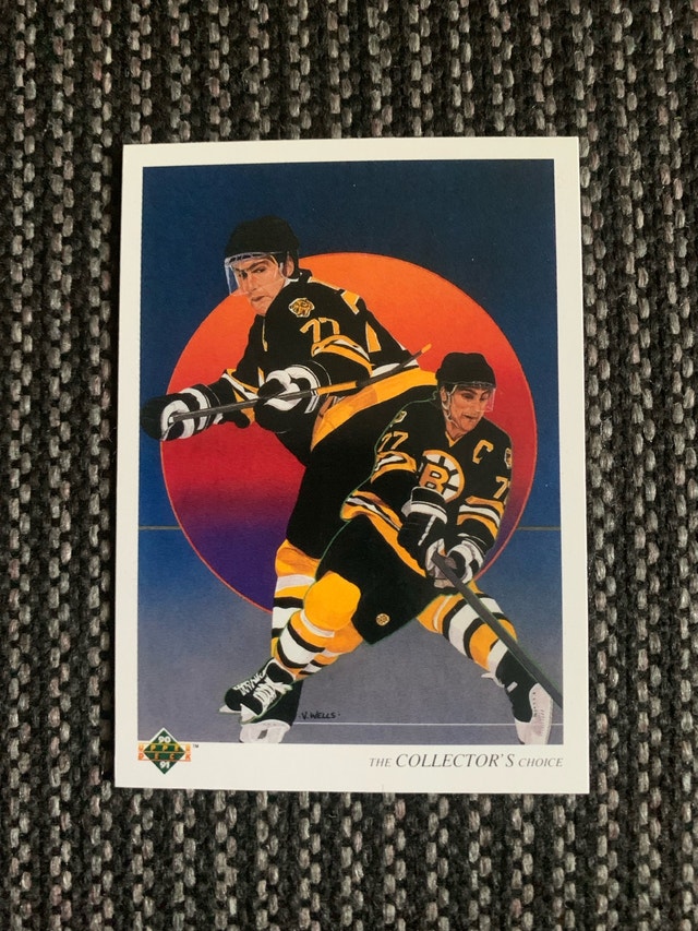 Upper Deck 1990 Boston Bruins Checklist Card 320 - photo 2