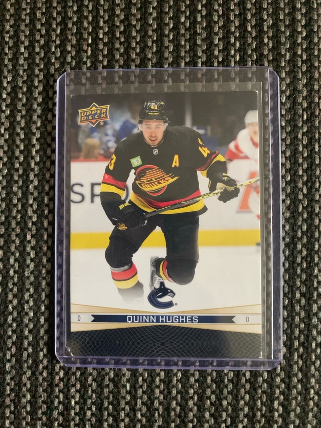 Upper Deck Tim Hortons Quinn Hughes/J.T. Miller Cards