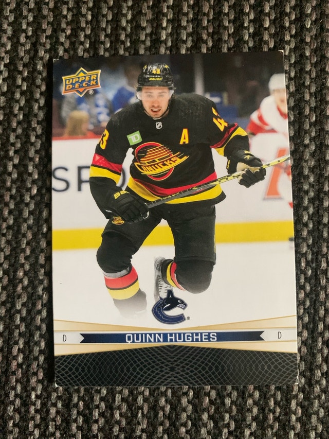 Upper Deck Tim Hortons Quinn Hughes/J.T. Miller Cards - photo 2