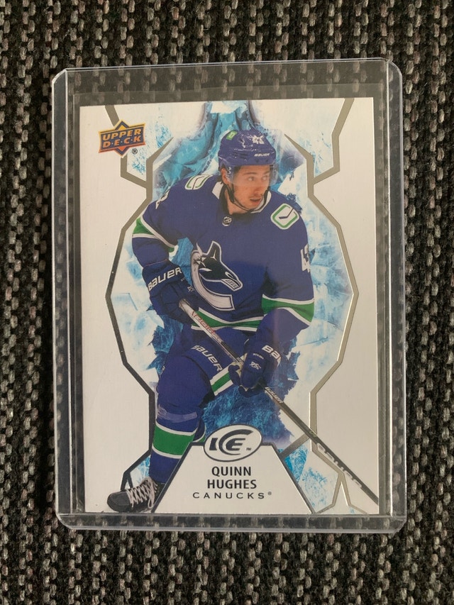 Upper Deck Quinn Hughes Hockey Card