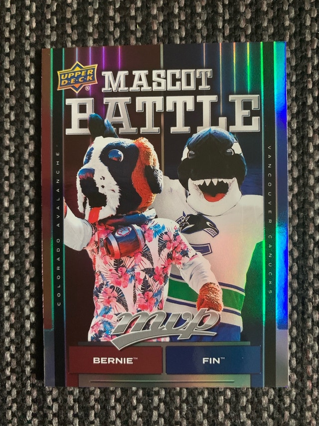Upper Deck Mascot Battle Bernie Fin Trading Card - photo 2