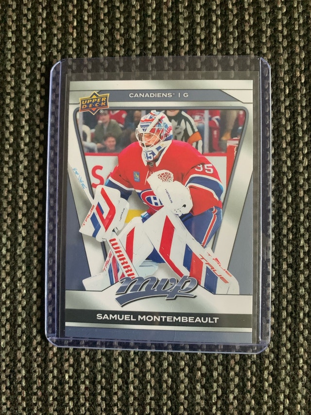 Upper Deck Samuel Montembeault Hockey Card
