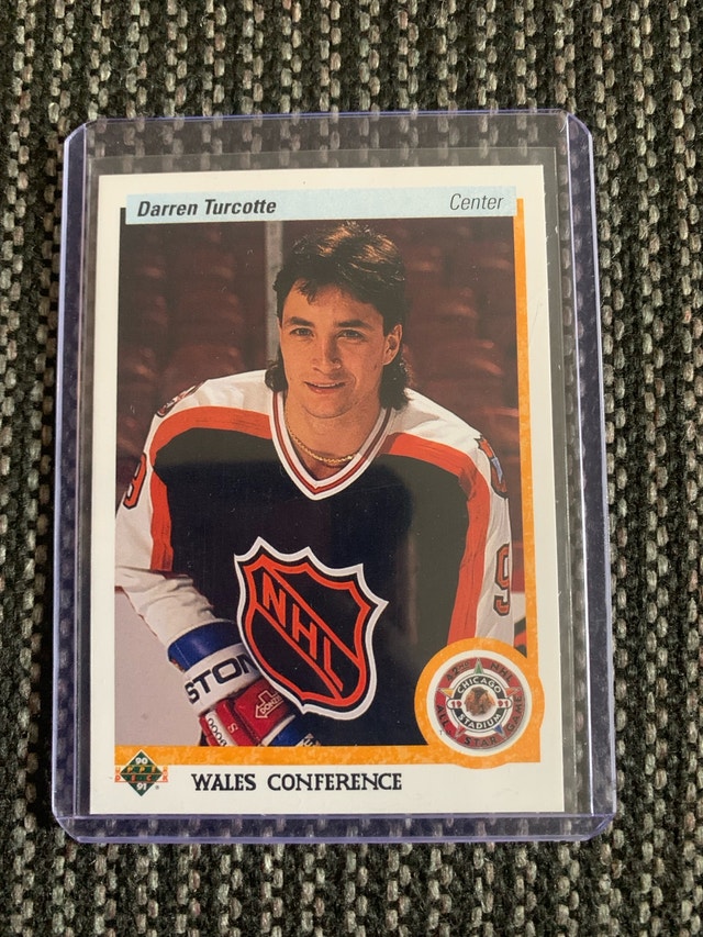 1991 Upper Deck Darren Turcotte Hockey Card