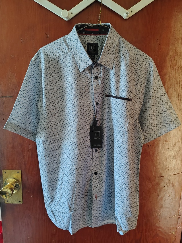 URBAN Men's Dress Shirt P/S (14 1/2" - 15")