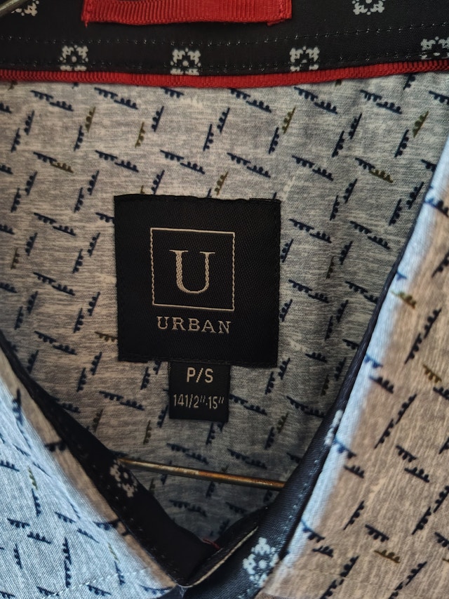 URBAN Men's Dress Shirt P/S (14 1/2" - 15") - photo 2