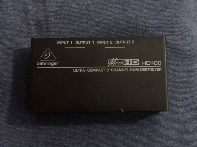 Behringer HD400 2-Channel Hum Destroyer