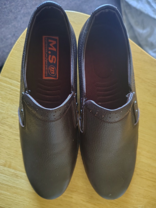 Brown M.S brand Men's Dress Shoes (Size 41) - photo 3