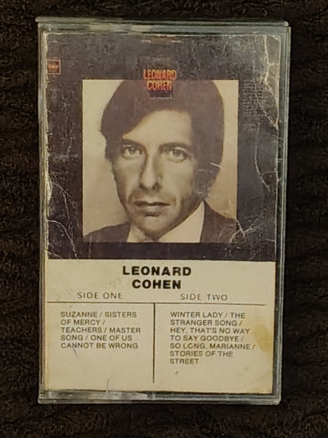 Leonard Cohen - Self-Titled - Cassette - W16C 0362