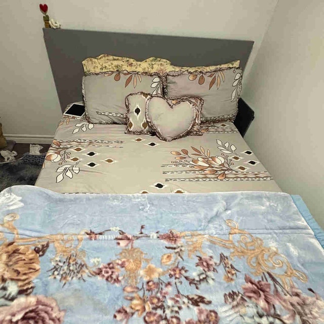 Ikea queen bed and mattress - photo 2