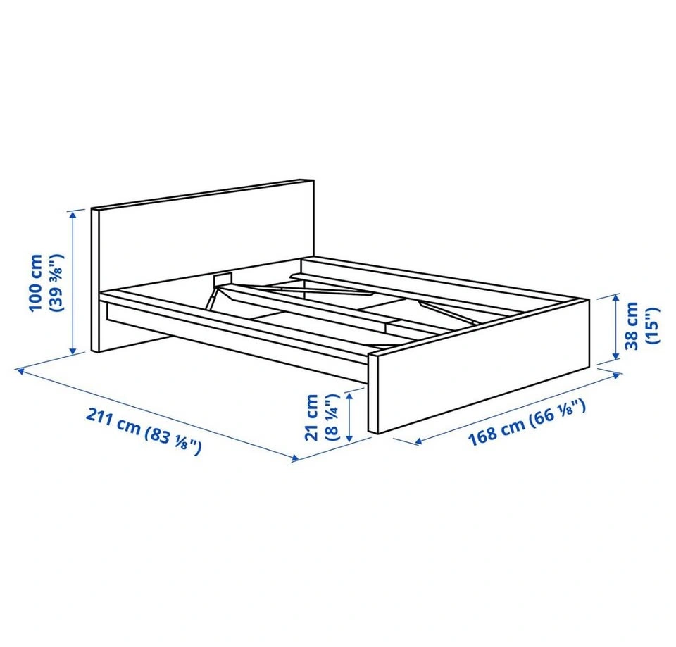 White Queen Bed Frame – Almost Perfect Condition - photo 3