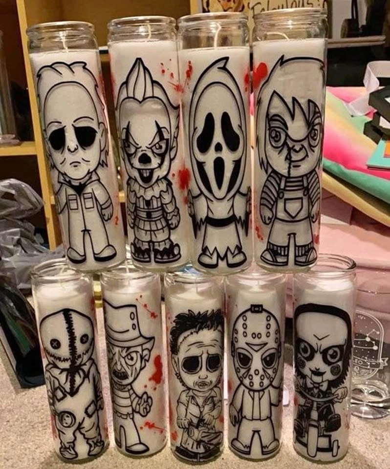 Horror Candles - 9 to choose from!