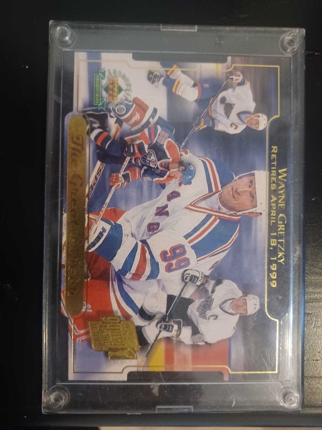 Upper Deck Wayne Gretzky The Great One Retires Card
