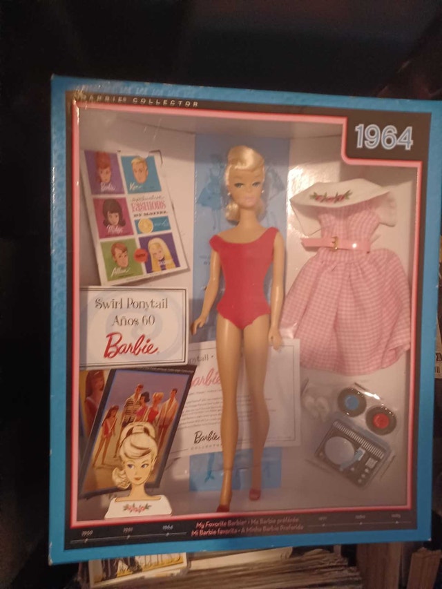 Mattel Barbie 1964 Swirl Ponytail Collector Doll