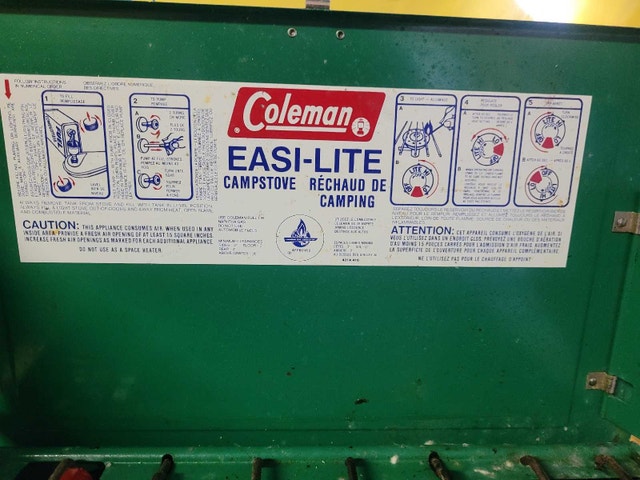 Coleman Model 431 Easi-Lite Camp Stove - photo 3